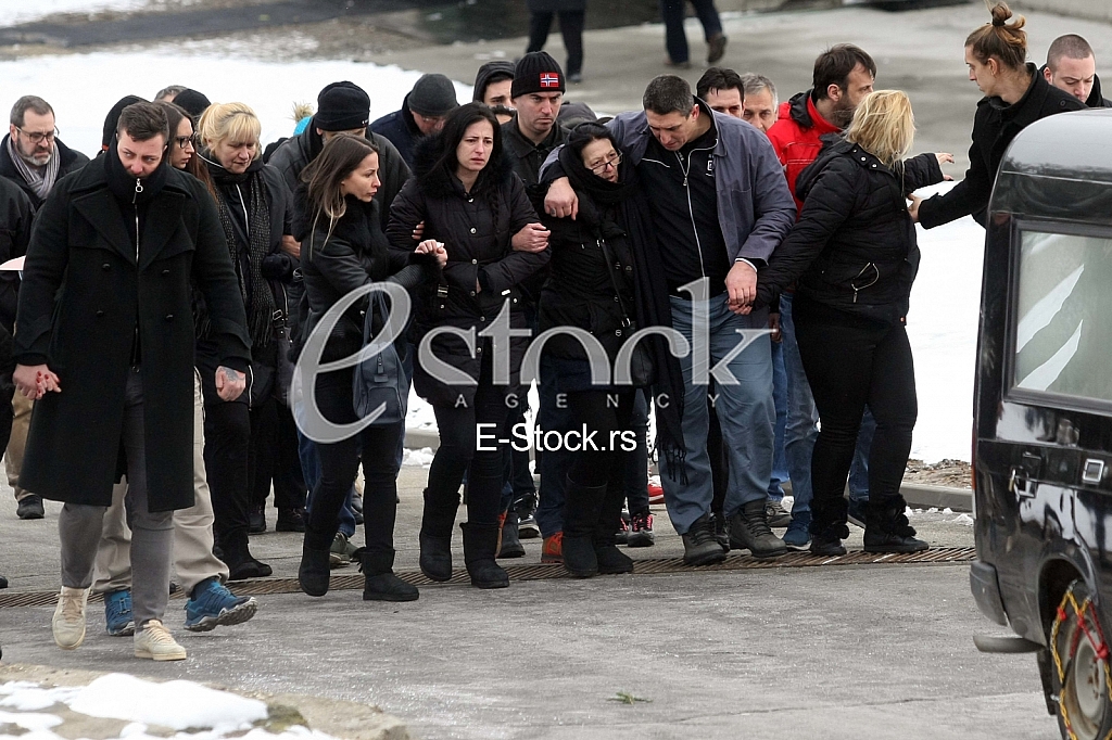 Sahrana mama Kristijan Golubovic