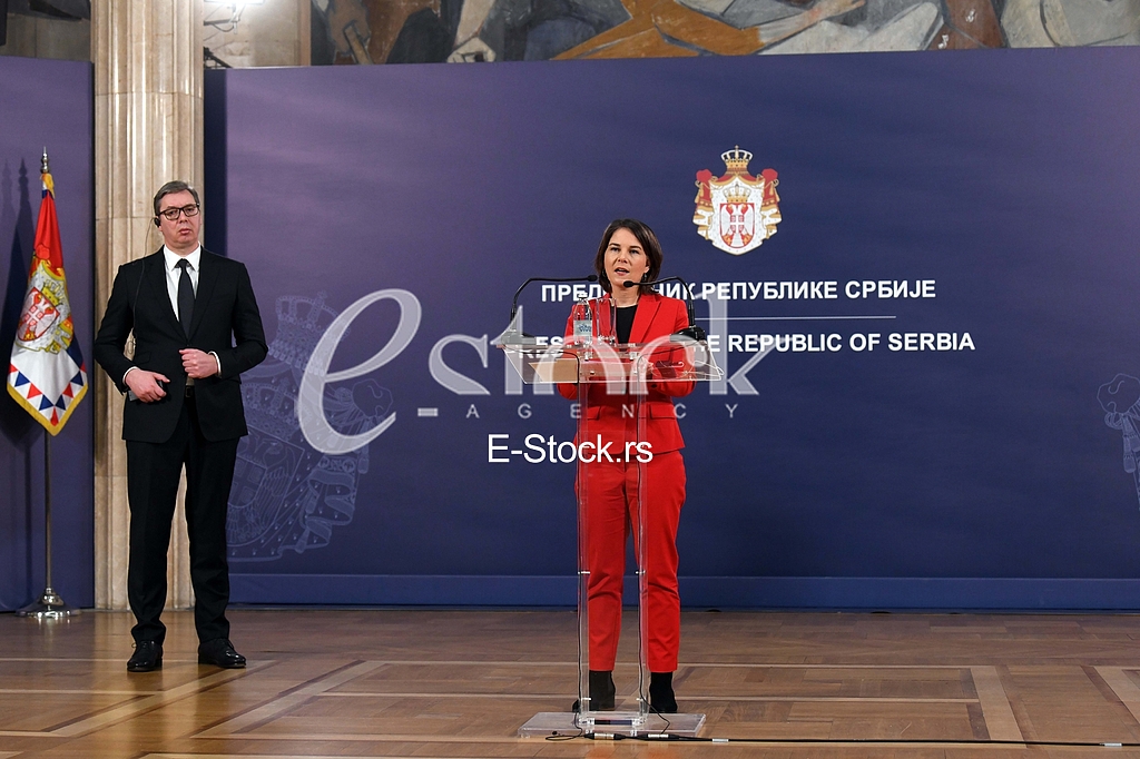 Aleksandar Vucic i Analena Berbok (Annalena Baerbock)