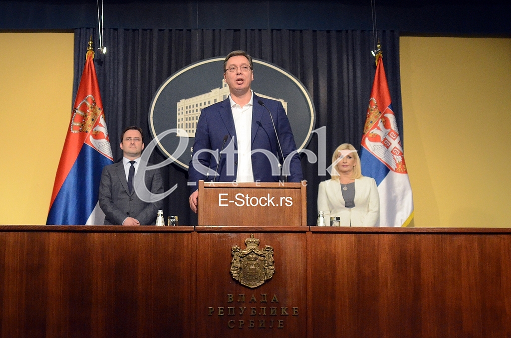 Serbian Prime Minister Aleksandar Vucic. Premijer Srbije Aleksandar Vučić