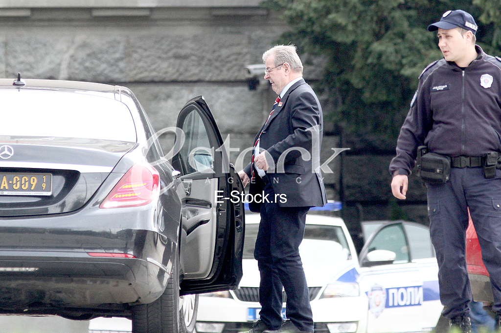 The arrest of the suspect 