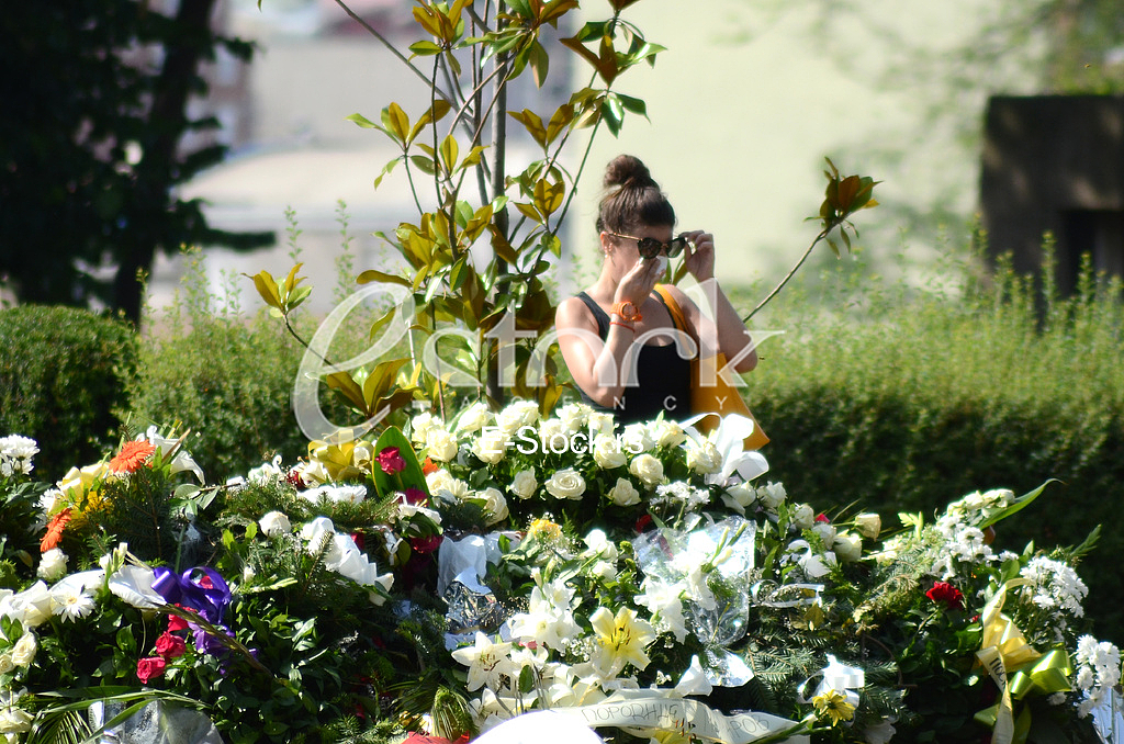 Family and friends grave Miodrag Mandic Manda
