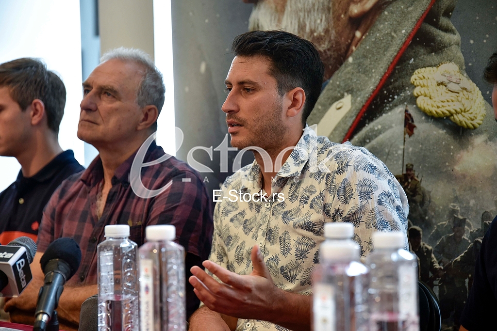 Movie King Peter the First, press conference