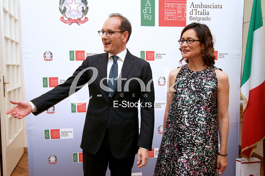 The reception at the Embassy of Italy