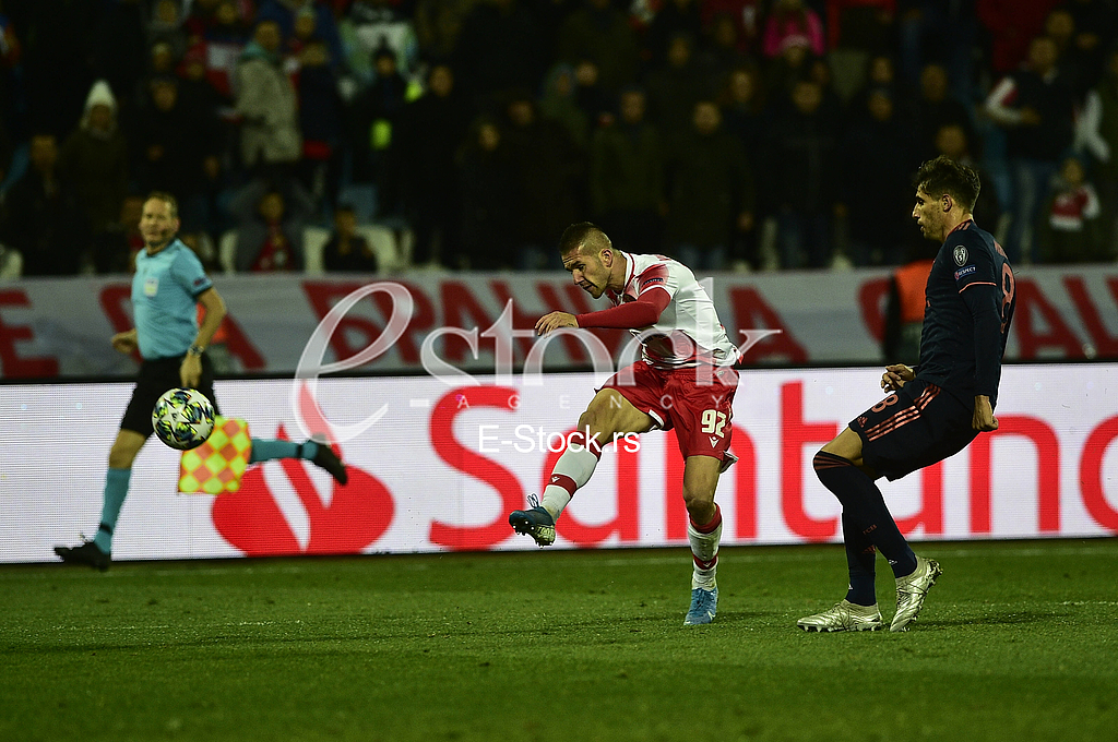 Aleksa Vukanovic Crvena zvezda vs FC Bayern Munich