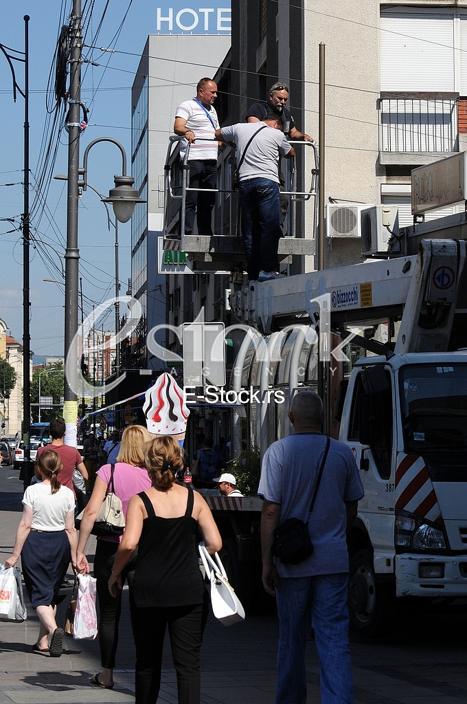 Height works in Nis