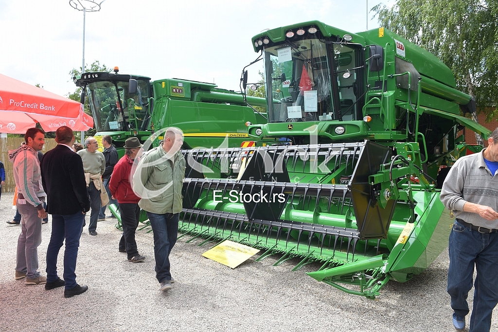 Agricultural machinery at fair