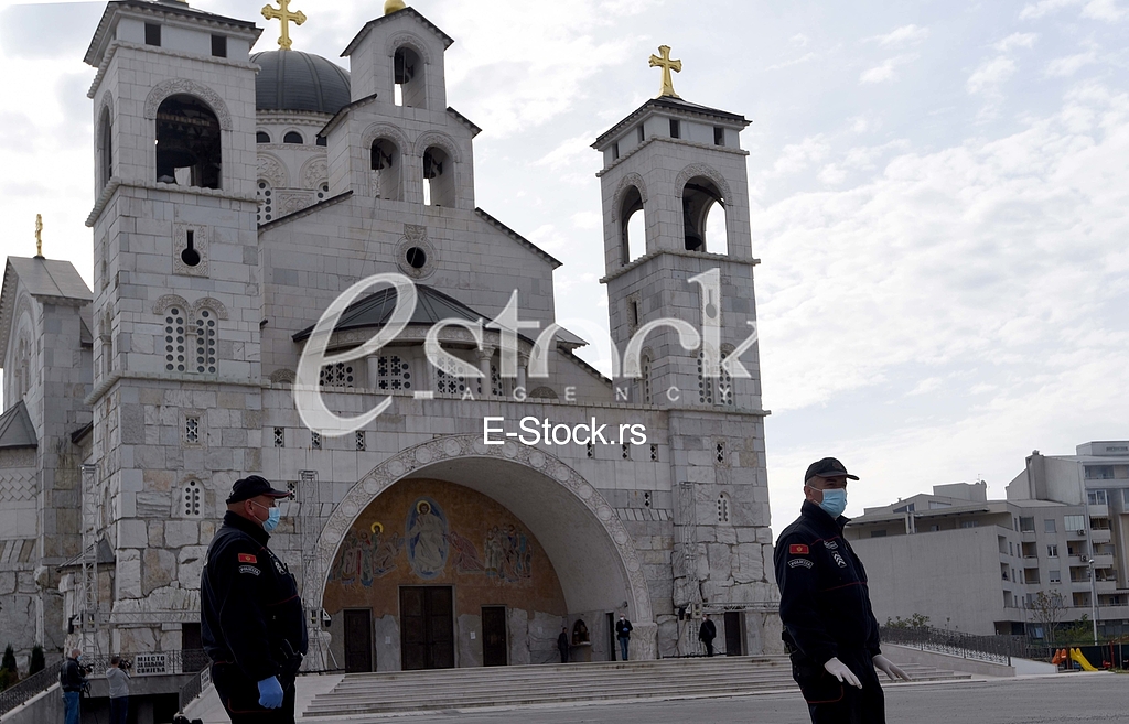 Uskrsnja liturgija Podgorica