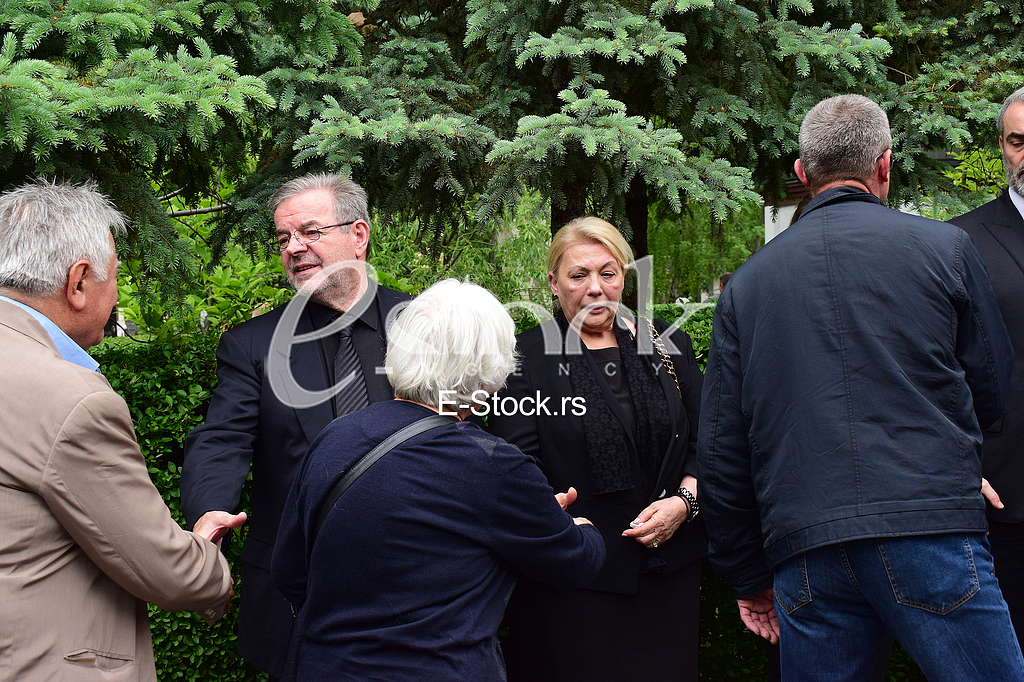 Sreten Karic funeral at New cemetery in Belgrade