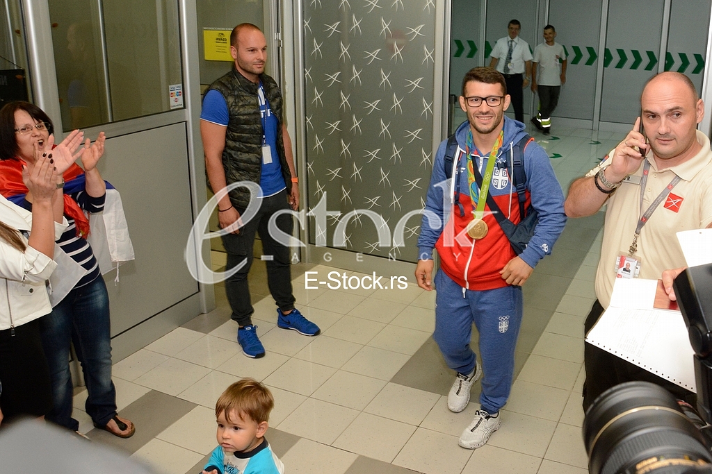 Olympic champion in wrestling, return from Olympics, Davor Stefanek