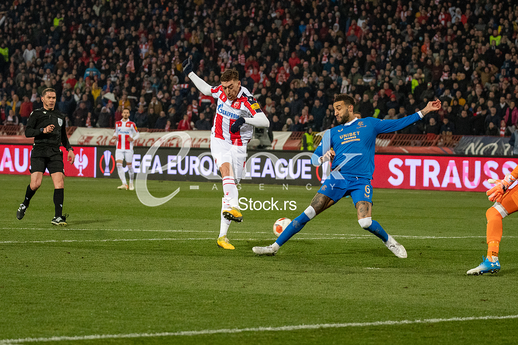 Fudbal: 1/8 finala Lige Evrope, Crvena zvezda - Glazgov Rendžers