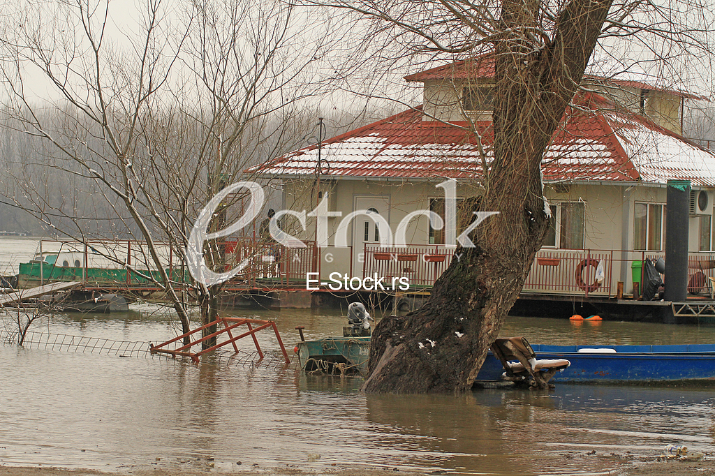 Reka Sava, izlivanje, visok vodostaj kod Beograda