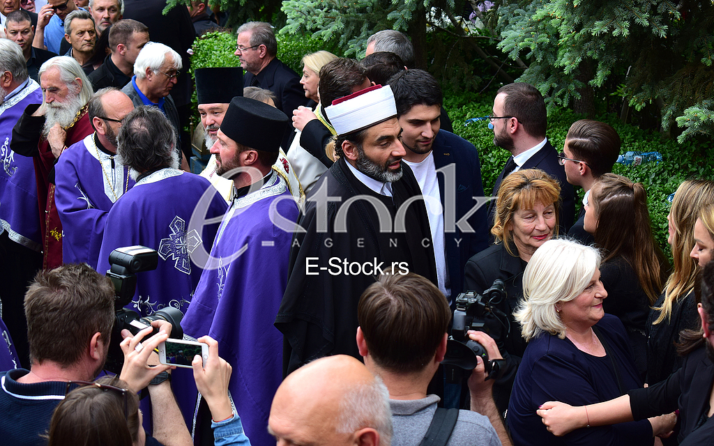 Sreten Karic funeral at New cemetery in Belgrade
