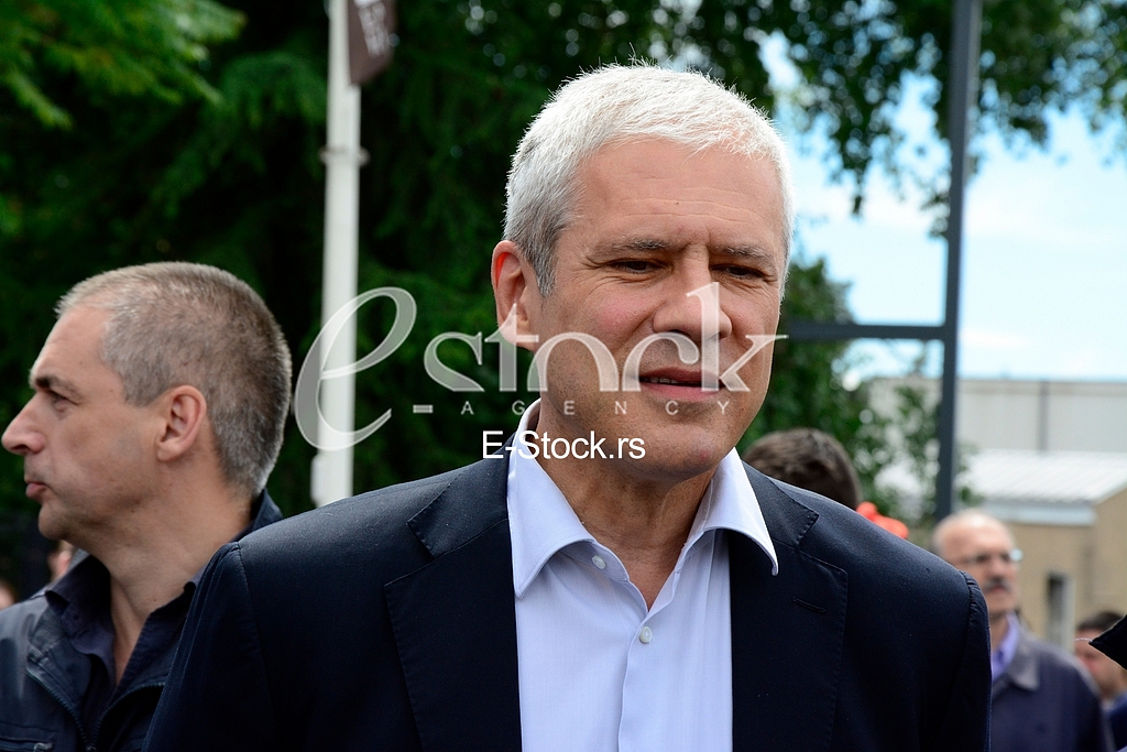 Meeting of the Democratic Party of Serbia in Hercegovacka street