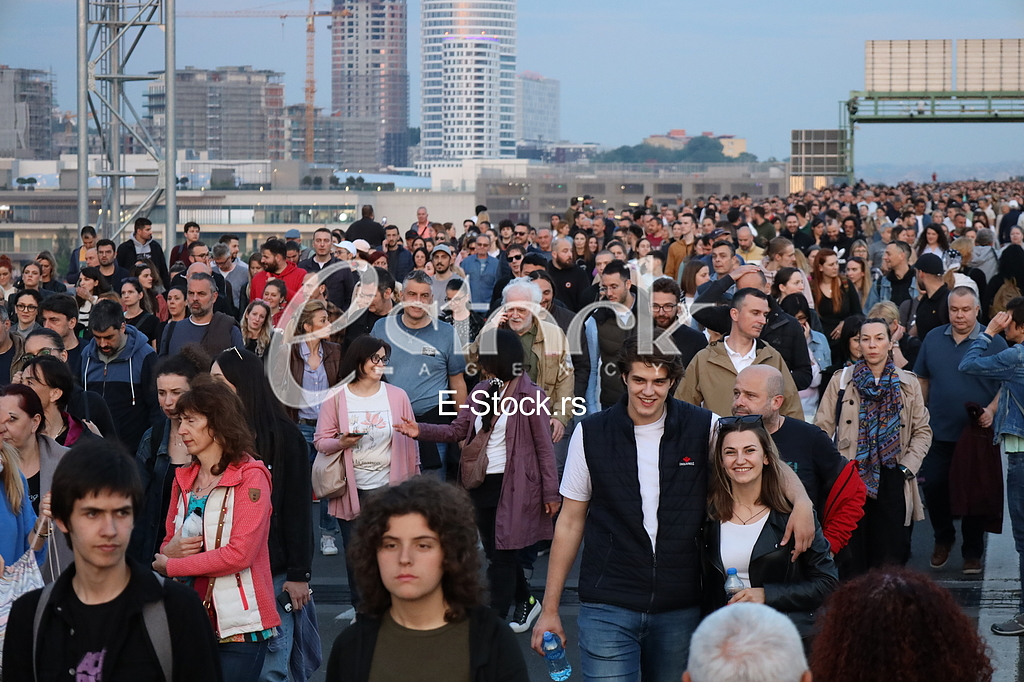 Protest Srbija protiv nasilja
