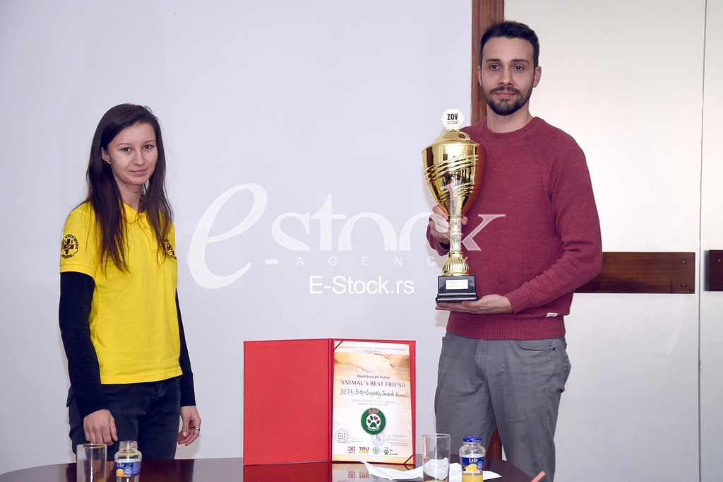 Animal's best friend award was given to Milos Djuricic
