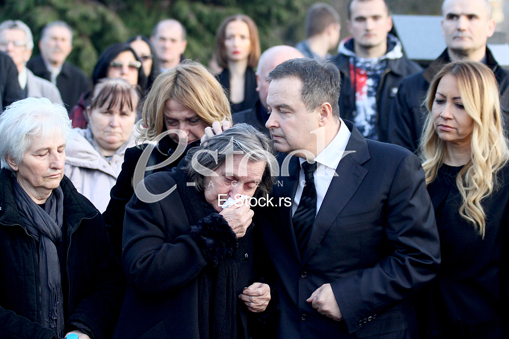 The burial of Desimir Dacic
