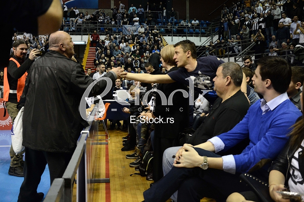 Partizan-Paok, (78:82), basketball game, FIBA league.