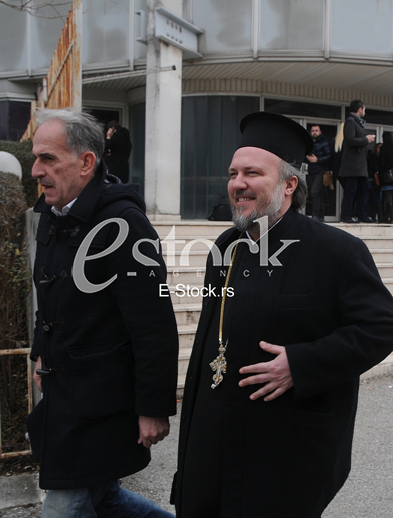 The priest Velibor Dzomic
