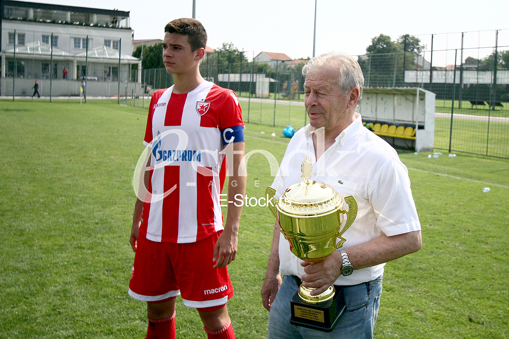 Football match  Partizan and Red Star.
