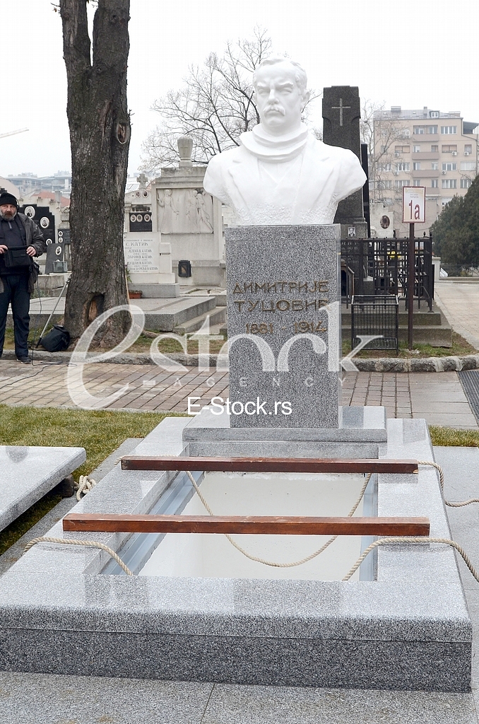 Burial of the remains Dimirija Tucovica
