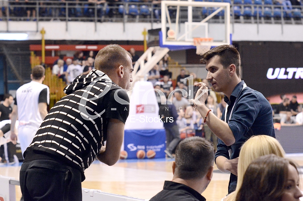  Partizan-Red Star, basketball derby game.