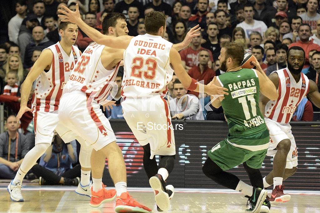 Red Star- Panathinaikos basketball game