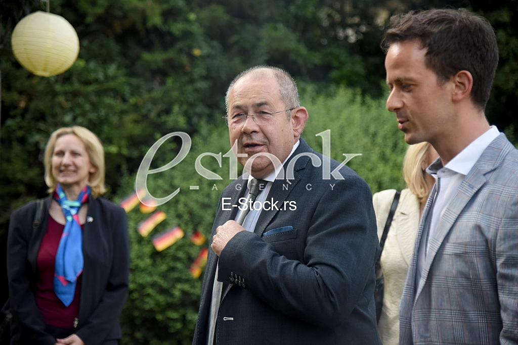 Summer party in the German embassy