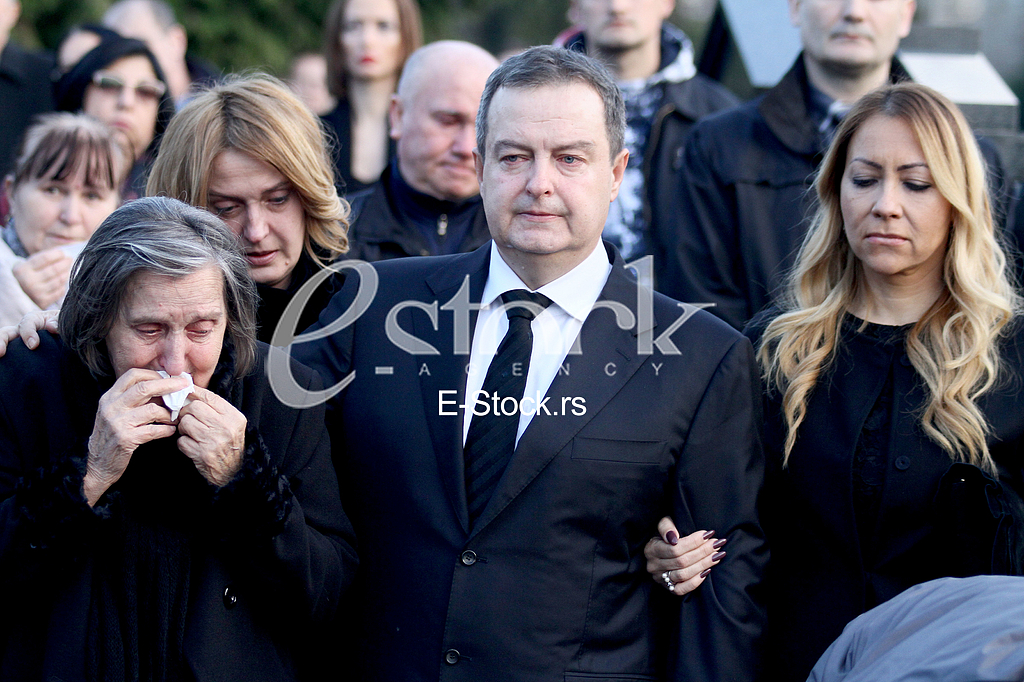 The burial of Desimir Dacic