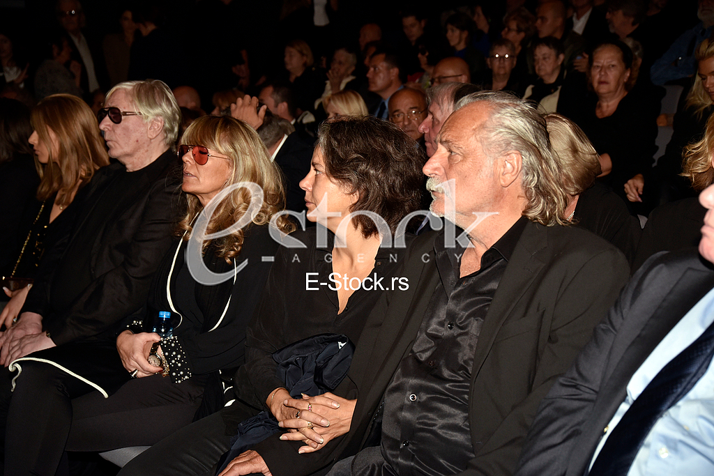 The funeral of actress Milena Dravic
