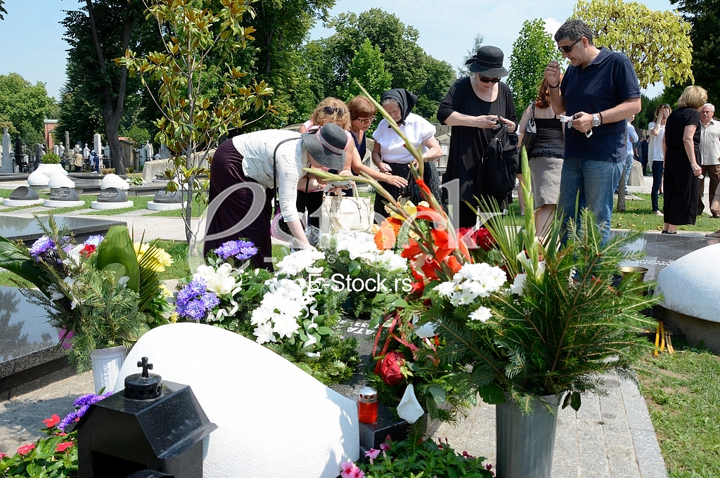 40 days after the funeral Bata Zivojinovic