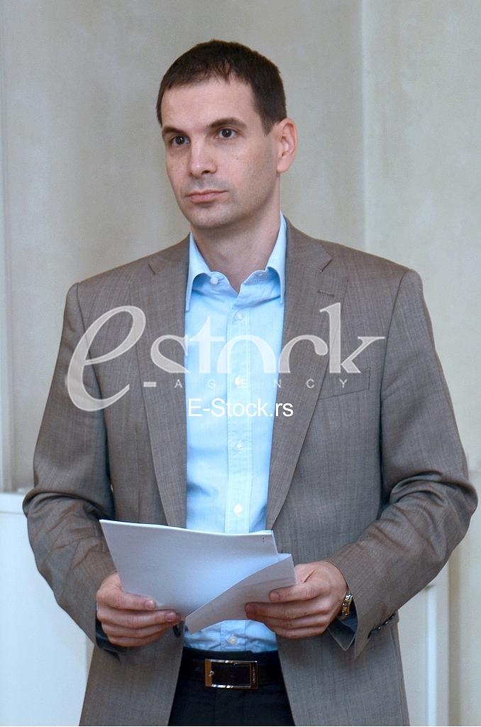 Press conference in Democratic Party of Serbia