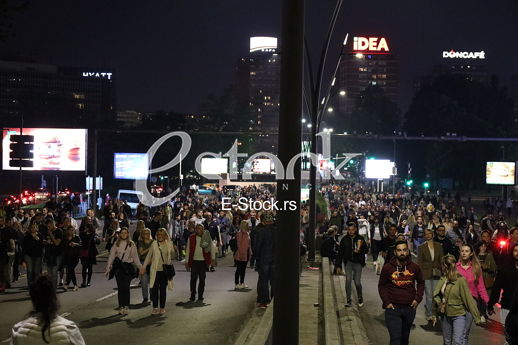 Protest Srbija protiv nasilja