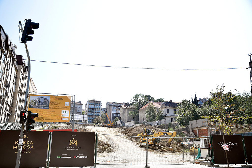 A death and accident at the construction site in Sarajevska Street
