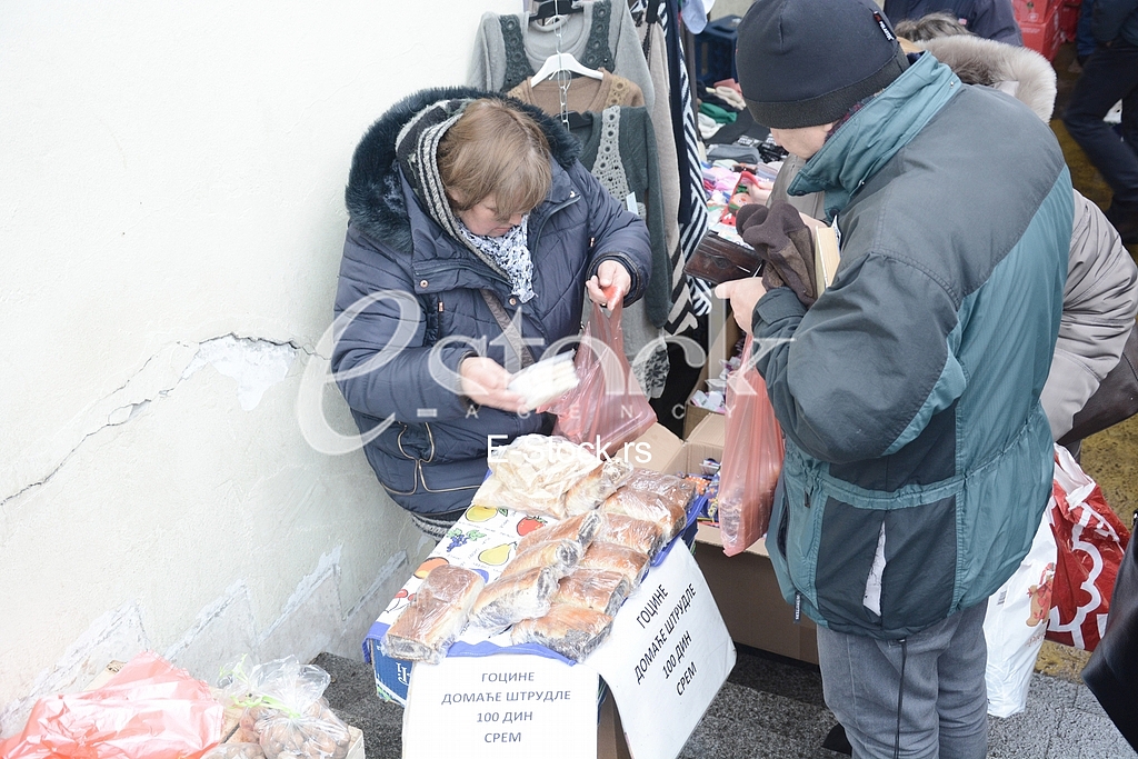 Preparing fish for eating.
