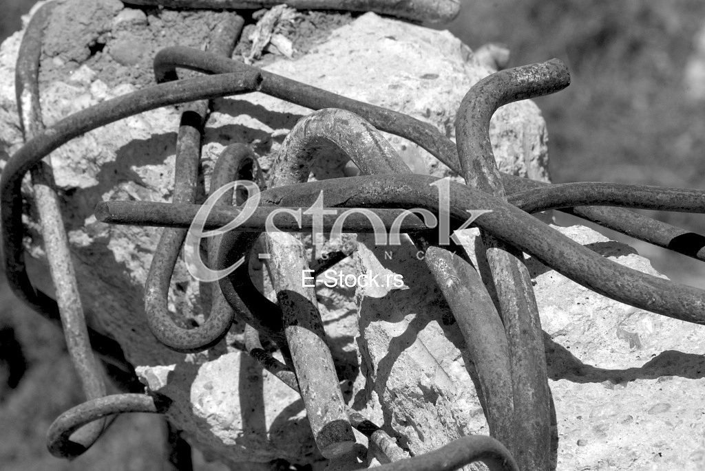 Black and white armature