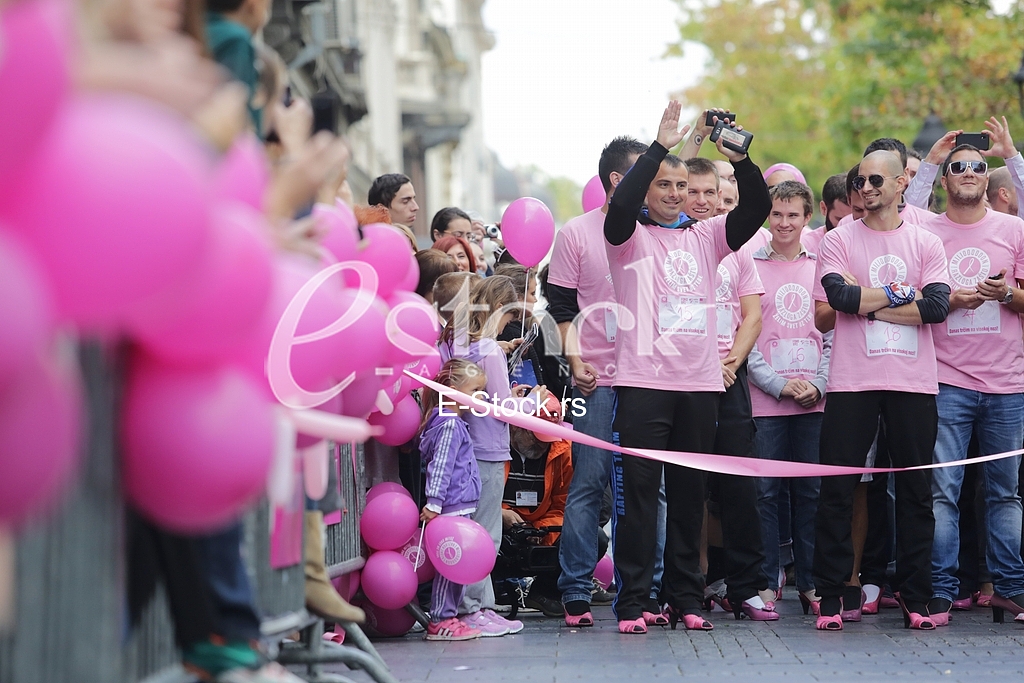 Race in the heels against Breast Cancer