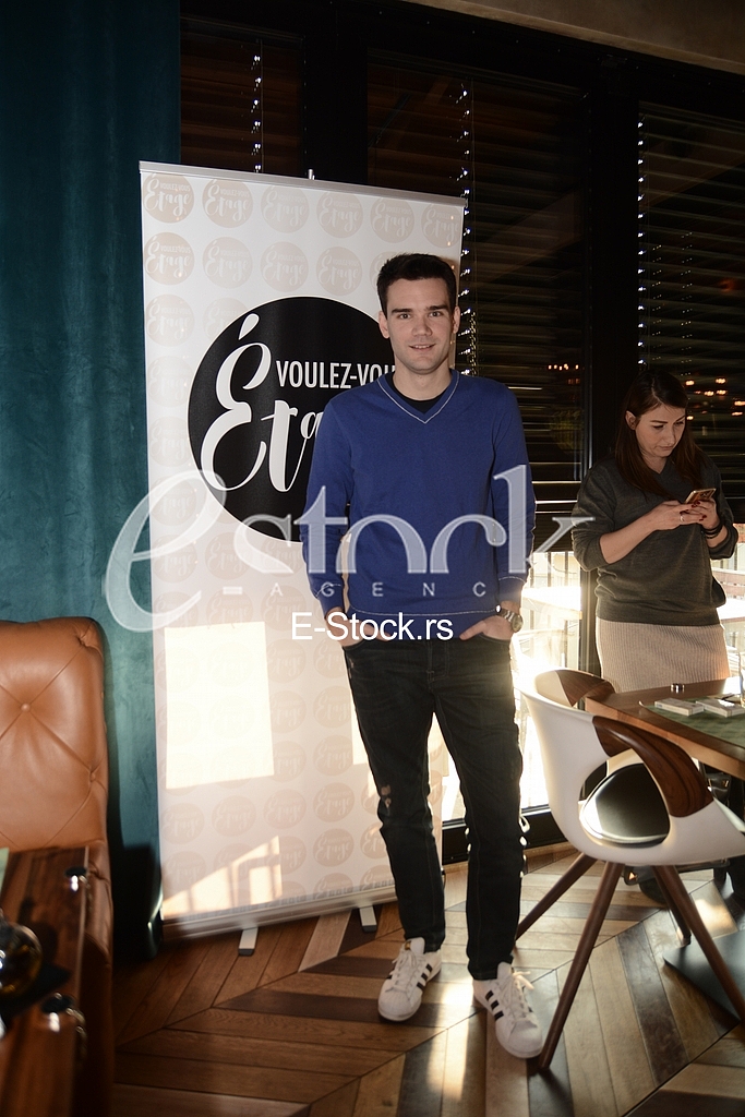 Actors Marijana Micic and Boki Peric