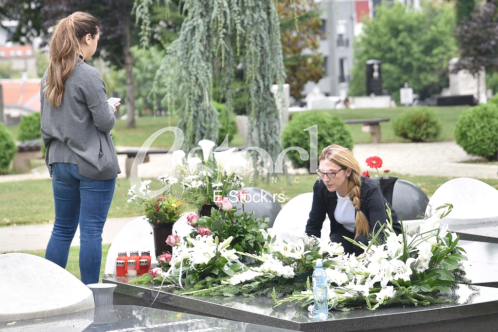 The second anniversary of the death of popular actor Milorad Mandic-Manda.
