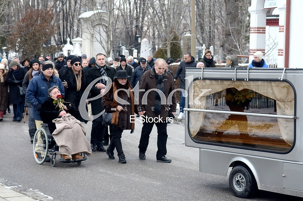 The funeral singer Miki Jevremovic