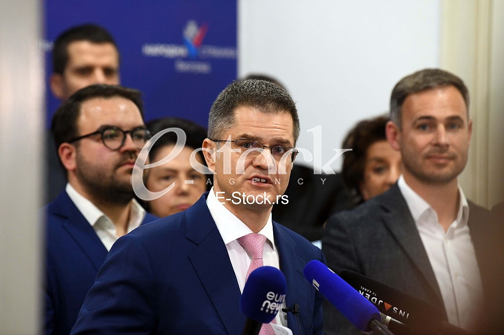 Vuk Jeremic, Stefan Jovanovic, Miroslav Aleksic, Konferencija Narodna stranka