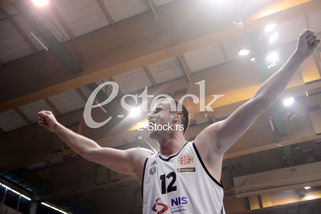  Partizan-Red Star, basketball derby game.