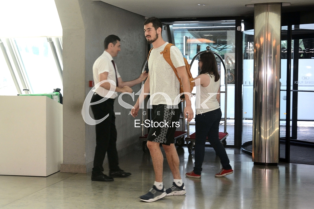 Basketball team of Serbia at the press conference