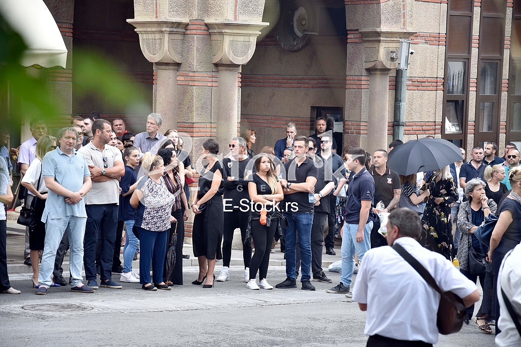Burial of lawyer Dragoslav Misa Ognjanovic