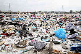 the flea market in New Belgrade