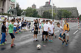 Football tournament of young categories