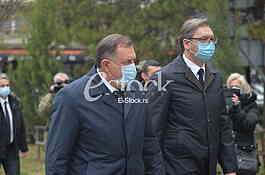 Milorad Dodik i Aleksandar Vucic