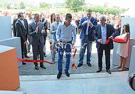 Bekament production of styrofoam opened by Prime Minister Aleksandar Vucic