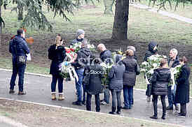 The funeral of Nebojsa Stojilkovic