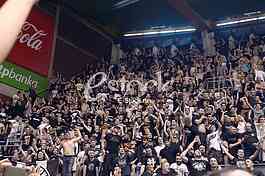  Partizan-Red Star, basketball derby game.