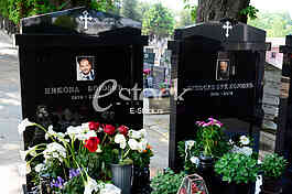 Novo groblje cemetery, grave of Nikola Bojovic